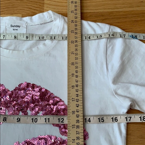 LAST CHANCE - CLOSING📍FIRM📍Lip 👄 sequins T-shirt - Picture 13 of 13